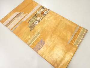 未使用品 八重梅模様織出し名古屋帯